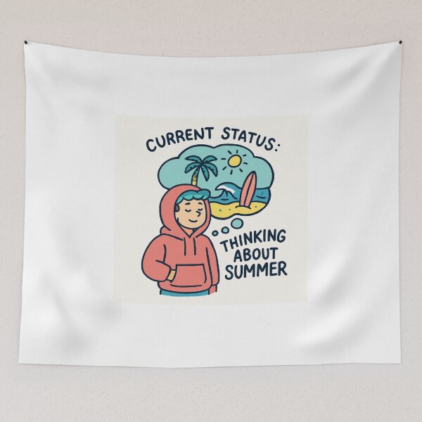 Item preview, Thinking About Summer designed and sold by Love Joy.