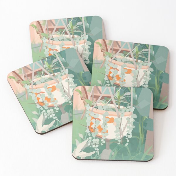 Item preview, Cottage garden, chain-of-hearts designed and sold by WildLadyWood.