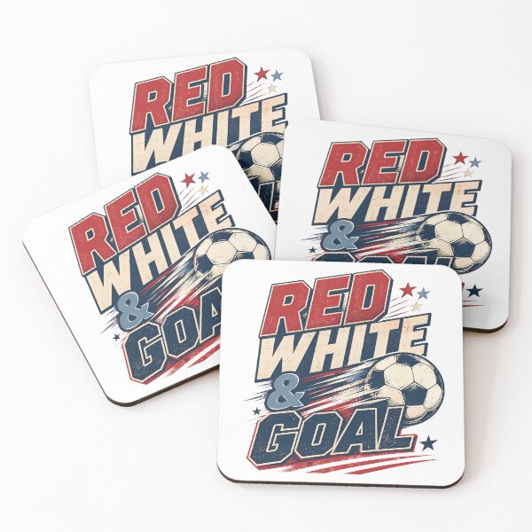 Item preview, Red White and Goal USA Soccer Patriotic Game Day designed and sold by RoooDesigns.