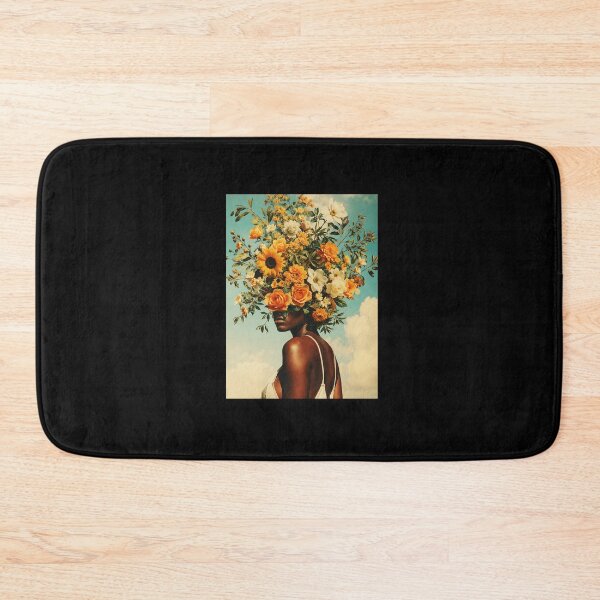 Item preview, Vintage Wildflower Portrait Beneath a Soft Blue Summer Sky designed and sold by ferminhays.
