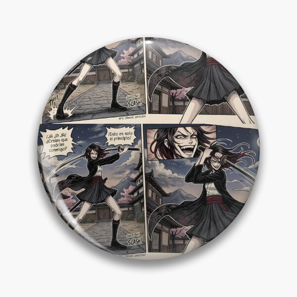 Item preview, Anime Samurai Girl - Manga Skull designed and sold by jmavila.