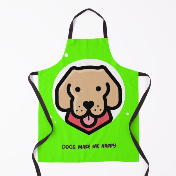Item preview, Dogs Make Me Happy Cute Puppy Vector designed and sold by GenZFashion000.