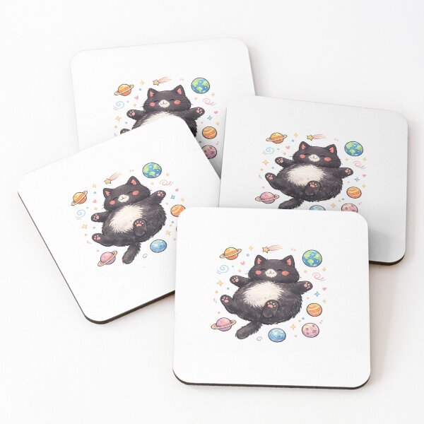 Item preview, Cute cat - Kawaii style art - Space cat designed and sold by t-patterns.