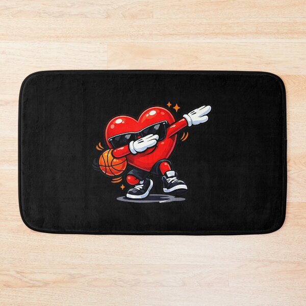 Item preview, Funny Dabbing Heart Basketball Valentine Cartoon Sports designed and sold by allistermariam.