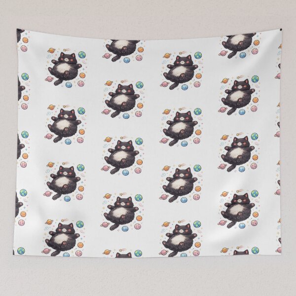 Item preview, Cute cat - Kawaii style art - Space cat designed and sold by t-patterns.