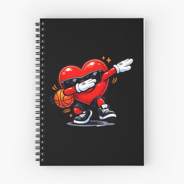 Item preview, Funny Dabbing Heart Basketball Valentine Cartoon Sports designed and sold by allistermariam.