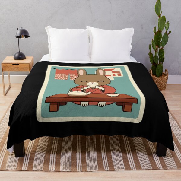 Item preview, Cute Tea Time Bunny in Cozy Traditional Japanese Setting designed and sold by JordynLadukeg65.