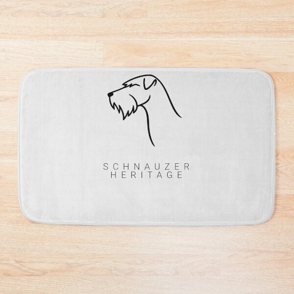 Artikelvorschau, Minimalistische Linienzeichnungen zur Schnauzer-Herkunft entworfen und verkauft von tineldesign.