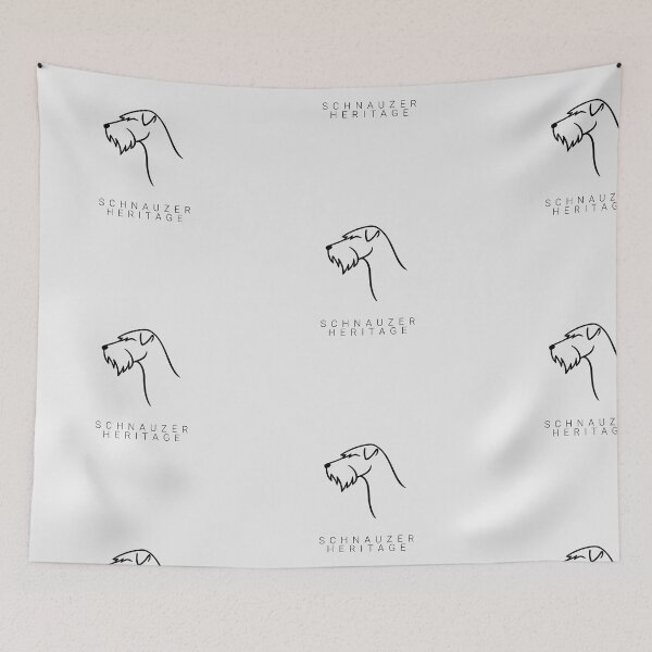 Item preview, Minimalist Schnauzer Heritage Dog Line Art designed and sold by tineldesign.