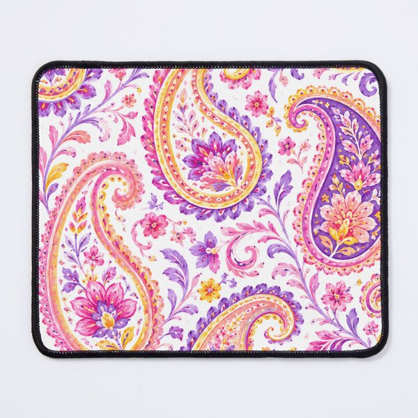 Item preview, Pink and purple paisley designed and sold by Roxburylane.