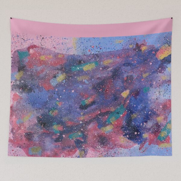 Item preview, Original Vibrant Abstract Acrylic Painting. Unique Modern Abstract painting photography. Expressive Colorful Abstract Canvas Art designed and sold by TaynaraVieira.