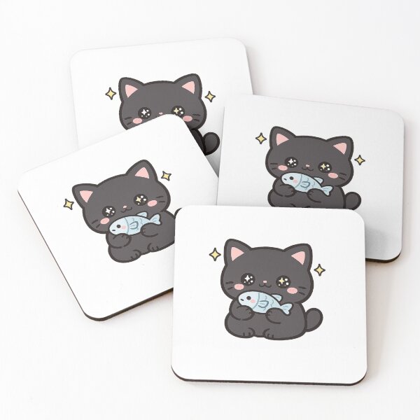 Item preview, Cute cat - Kawaii style art designed and sold by t-patterns.