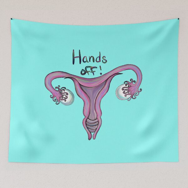 Item preview, Hands Off! | Reproductive Rights & Bodily Autonomy Art designed and sold by ArtflyStudio.