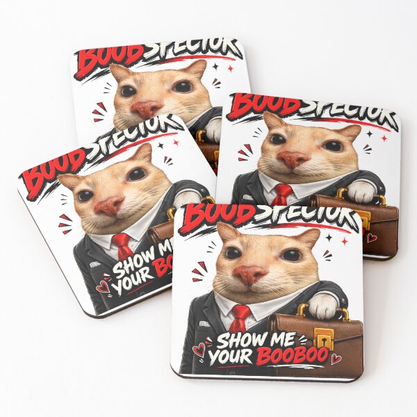 Item preview, Boobspector – Show Me Your Booboo Cat Meme designed and sold by jeehh.