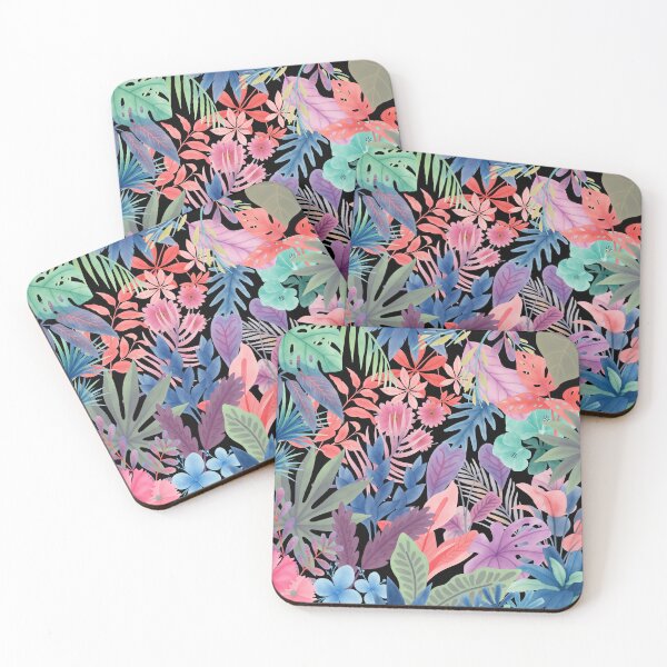 Item preview, Vibrant Tropical Floral Medley Seamless Pattern designed and sold by shaescreations1.