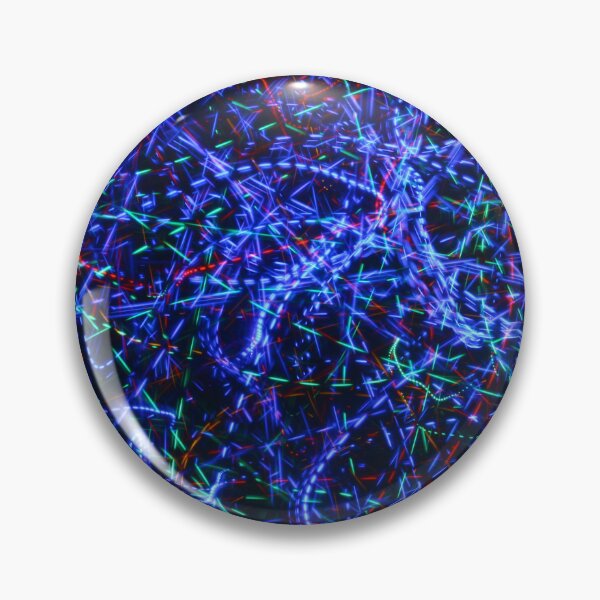 Item preview, Neon Light Trails Abstract Photography. Cyberpunk Long Exposure Wall Art Electric Lines designed and sold by TaynaraVieira.