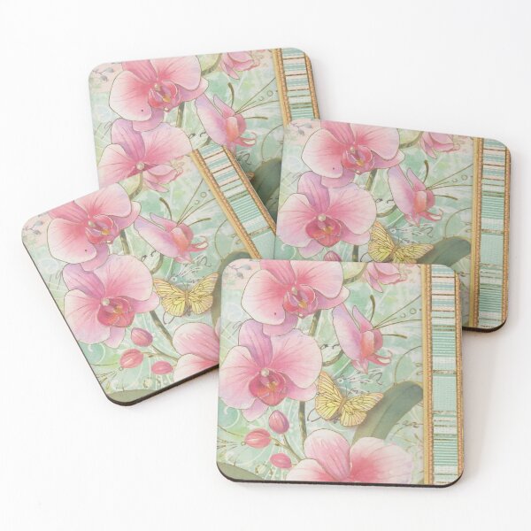 Item preview, orchids and butterflies designed and sold by hayley bressler.