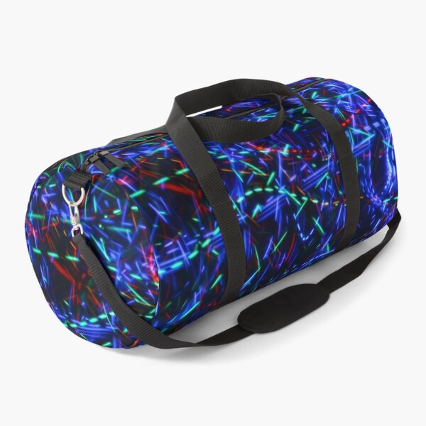 Item preview, Neon Light Trails Abstract Photography. Cyberpunk Long Exposure Wall Art Electric Lines designed and sold by TaynaraVieira.