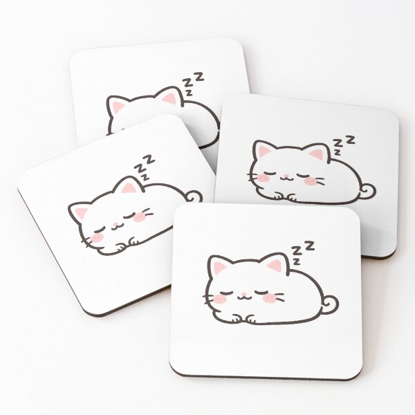 Item preview, Cute cat - Kawaii style art designed and sold by t-patterns.