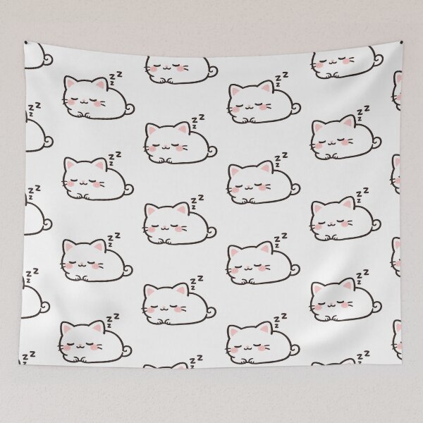 Item preview, Cute cat - Kawaii style art designed and sold by t-patterns.