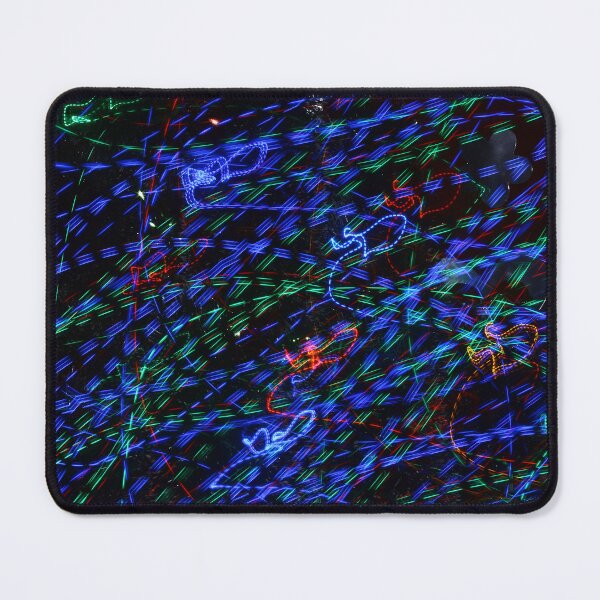 Item preview, Neon Light Trails Abstract Photography. Cyberpunk Long Exposure Wall Art Electric Lines designed and sold by TaynaraVieira.