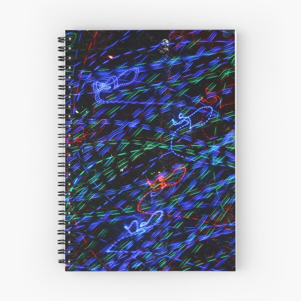 Item preview, Neon Light Trails Abstract Photography. Cyberpunk Long Exposure Wall Art Electric Lines designed and sold by TaynaraVieira.