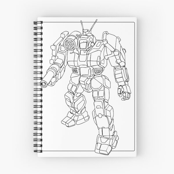 Item preview, Robots minimalistas: Griffin (Negro) designed and sold by Blunderstated.