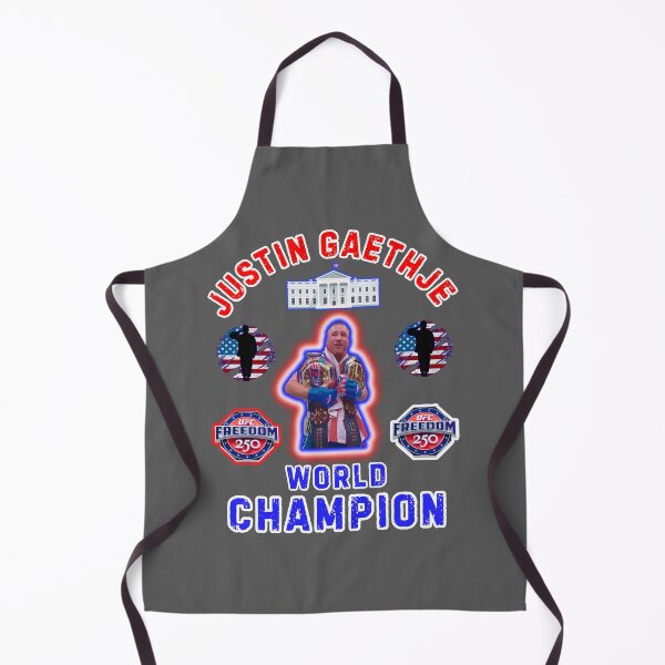 Item preview, Justin Gaethje World Champion designed and sold by WoodburyLake.