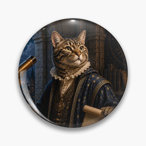 Item preview, Dreamscape Johannes Kepler An Imagined Life of a Sleeping Gray Cat designed and sold by Mindworx21.