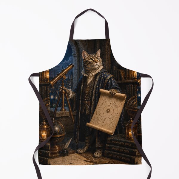 Item preview, Dreamscape Johannes Kepler An Imagined Life of a Sleeping Gray Cat designed and sold by Mindworx21.