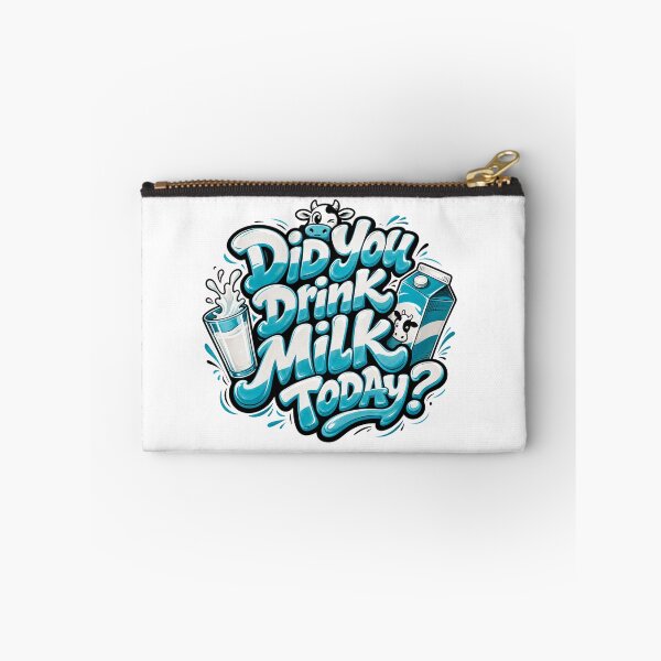 Item preview, Cute Cow and Milk Humor Typography Design designed and sold by Davimonst.