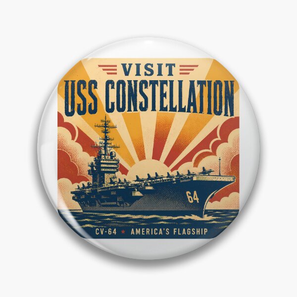 Item preview, USS Constellation CV-64 Aircraft Carrier Historic Naval Tribute designed and sold by chattsuede.