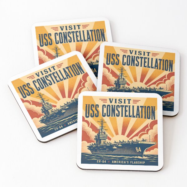 Item preview, USS Constellation CV-64 Aircraft Carrier Historic Naval Tribute designed and sold by chattsuede.