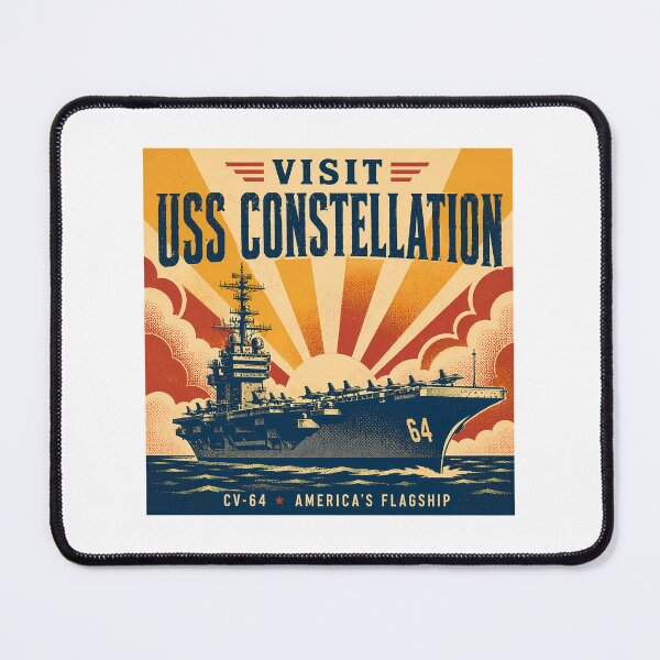 Item preview, USS Constellation CV-64 Aircraft Carrier Historic Naval Tribute designed and sold by chattsuede.