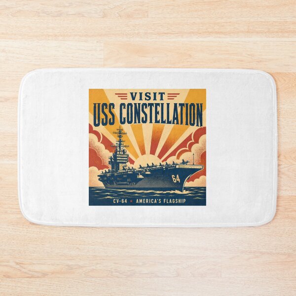 Item preview, USS Constellation CV-64 Aircraft Carrier Historic Naval Tribute designed and sold by chattsuede.