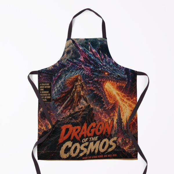 Item preview, Dragon of the Cosmos Poster Epic Space Fantasy designed and sold by JonelleTshirts.