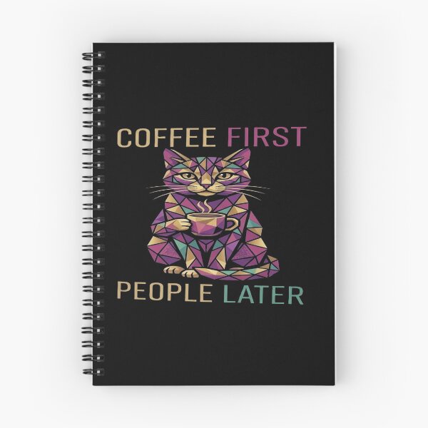 Item preview, coffee first people later designed and sold by GG-Graphics.
