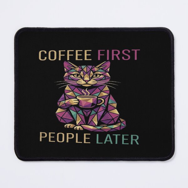 Item preview, coffee first people later designed and sold by GG-Graphics.