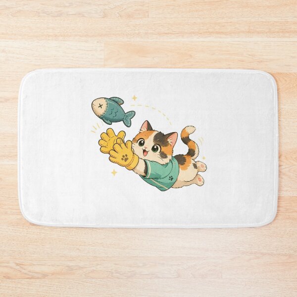 Item preview, Soccer Calico Kitty Goalkeeper Paw Print designed and sold by chattsuede.