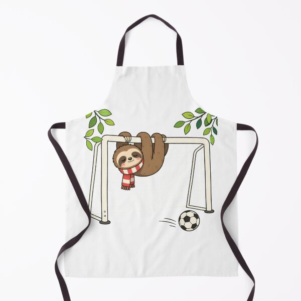 Item preview, Soccer Sloth Goalkeeper Cartoon Striped Scarf Hanging designed and sold by chattsuede.