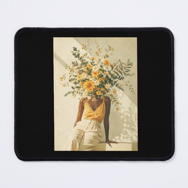Item preview, Surreal Wildflower Bouquet Portrait in Warm Vintage Botanical Style designed and sold by ferminhays.