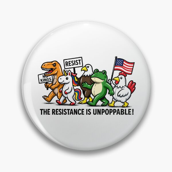 Item preview, THE RESISTANCE IS UNPOPPABLE! Army of Inflated Heroes designed and sold by RevoSnark.