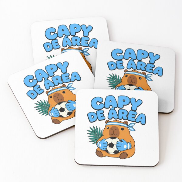 Item preview, Capy De Area Goalkeeper Capybara Cartoon designed and sold by chattsuede.