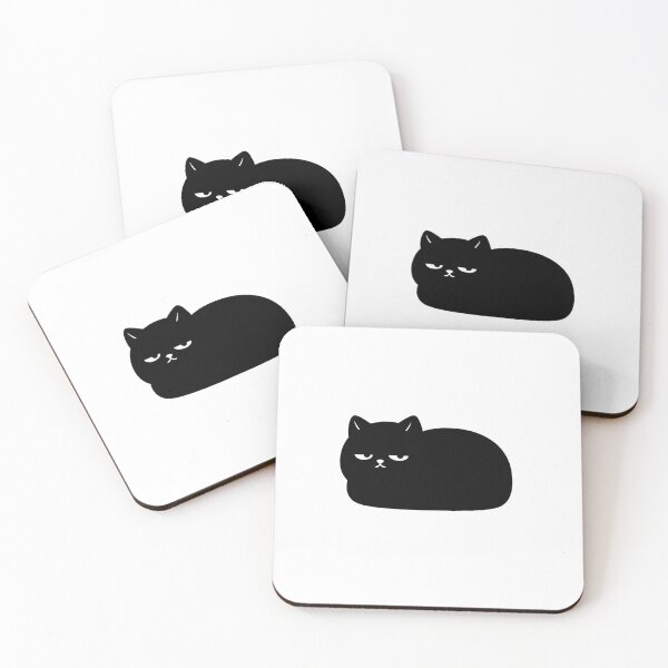 Item preview, Cute cat - Black cat illustration designed and sold by t-patterns.