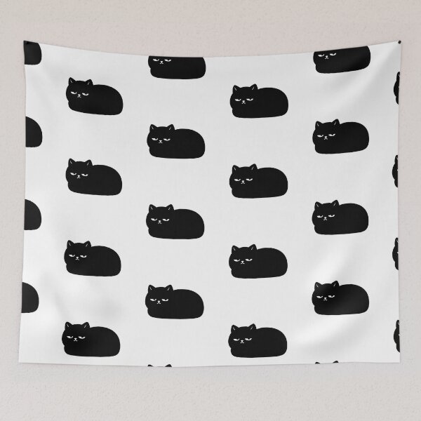 Item preview, Cute cat - Black cat illustration designed and sold by t-patterns.