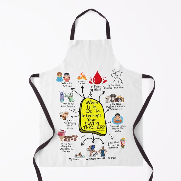 Item preview, When to Interrupt Your Swim Teacher | Funny Gifts for Swim Coaches, Instructors & Swim Parents designed and sold by Powered By Chlorine.