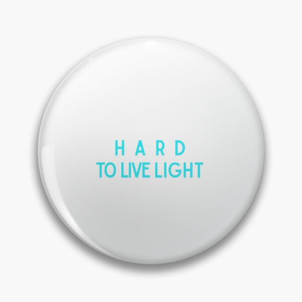 Item preview, Blue Basic Hard To Live Light Inspirational Quote Design designed and sold by luckyhue.