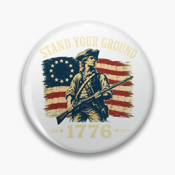Item preview, Stand Your Ground 1776 Patriotic Minuteman Flag designed and sold by chattsuede.