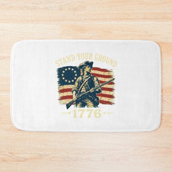 Item preview, Stand Your Ground 1776 Patriotic Minuteman Flag designed and sold by chattsuede.