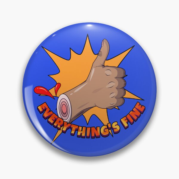 Item preview, Everything Is Fine Thumbs Up designed and sold by RegretfulTurtle.
